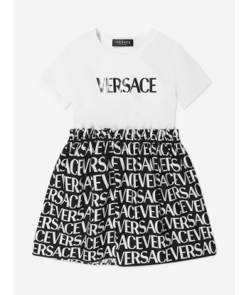 Versace Girls Logo T-Shirt Dress Comparez et commandez 