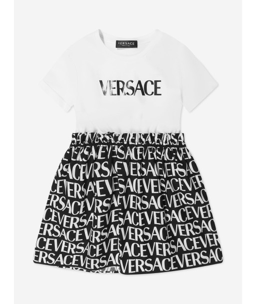 Versace Girls Logo T-Shirt Dress Comparez et commandez 