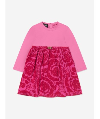 Versace Baby Girls Long Sleeve T-Shirt Dress à prix réduit toute l'année