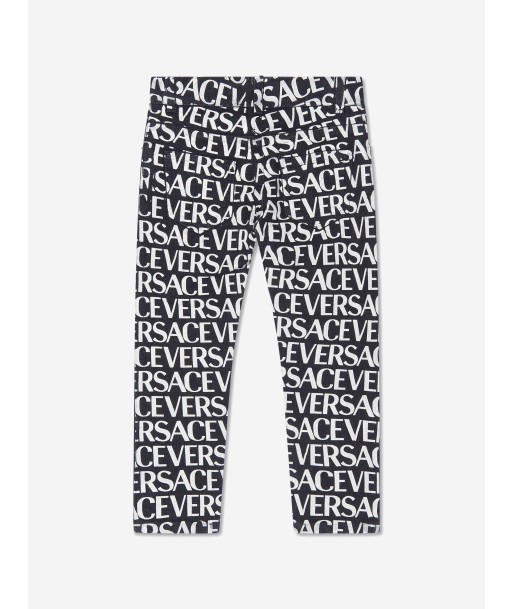 Versace Girls Logo Denim Jeans en ligne