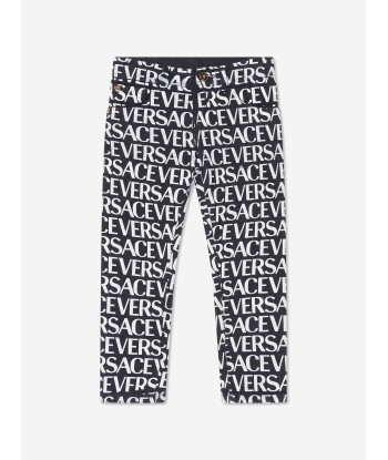 Versace Girls Logo Denim Jeans en ligne