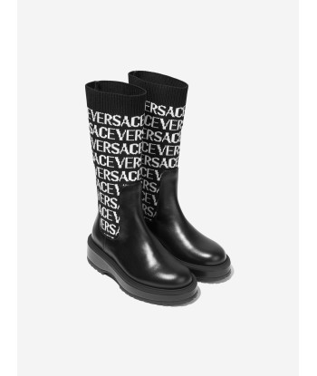 Versace Girls High Sock Boots Economisez 