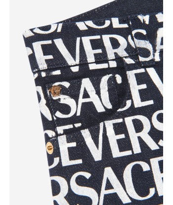 Versace Girls Logo Denim Jeans en ligne