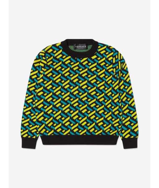 Versace Boys Wool Knitted Jumper vente chaude votre 