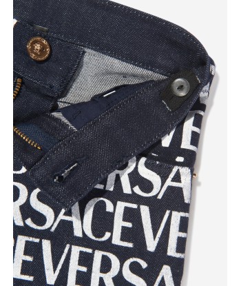 Versace Girls Logo Denim Jeans en ligne